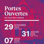 Journées portes ouvertes Université Catholique de Lille 29 nov. 25, 31 janv. 26 et 7 mars 26
